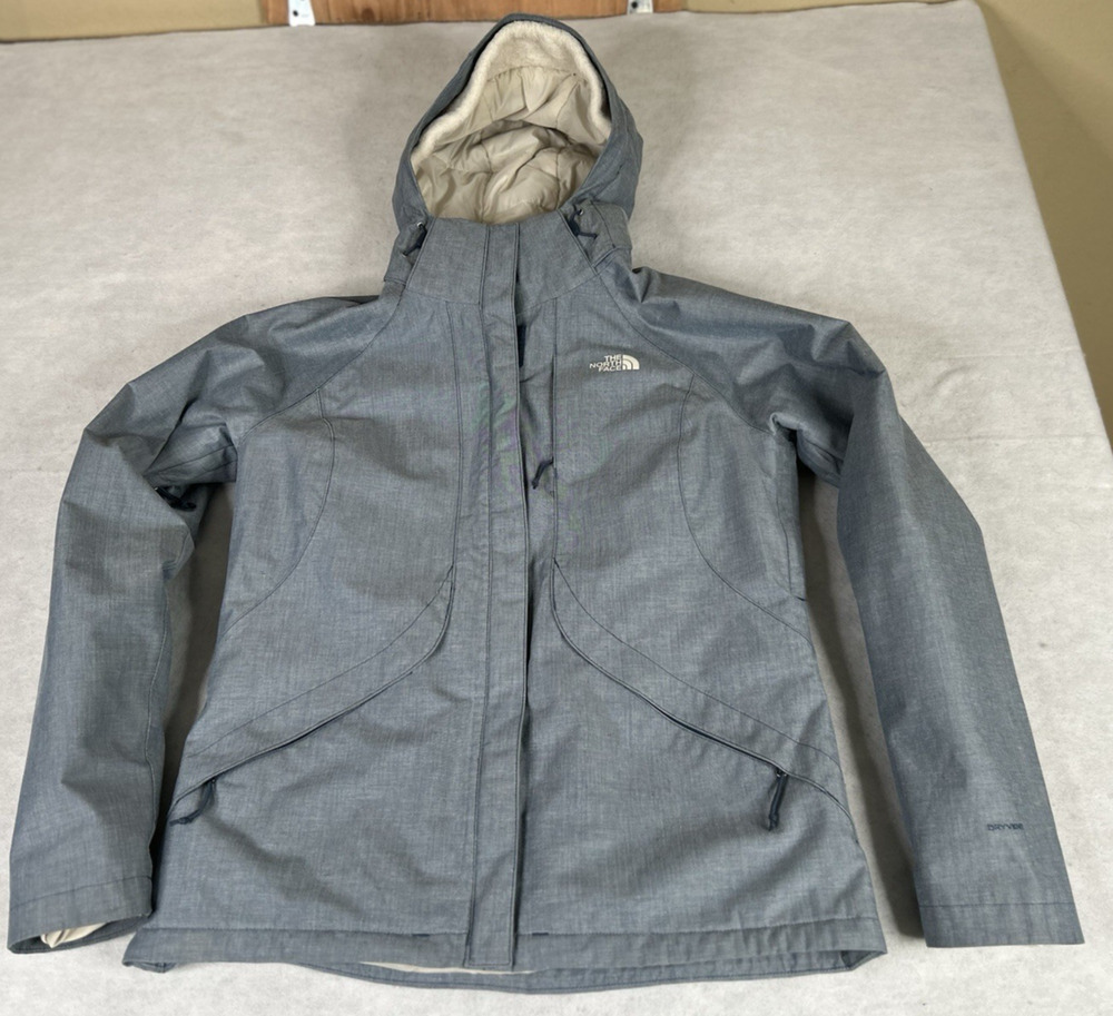 The North Face Jacket Women's Med Blue Inlux Insulated DryVent Hooded